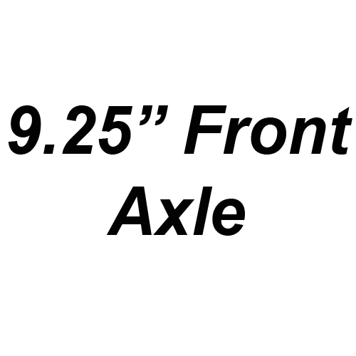 Axle and Differential - 9.25" Front Axle