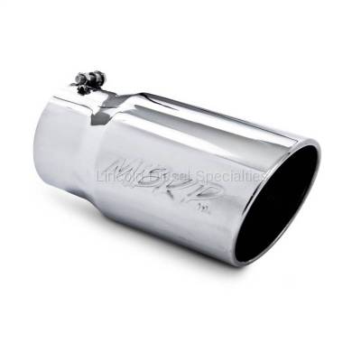 MBRP - MBRP Universal 6" Angled Rolled Exhaust Tip , 5" Inlet, 6" Outlet ,T304