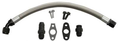 Fleece - Fleece Cummins Turbo Drain Tube Kit (for 2nd Gen Swaps)