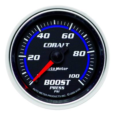 Auto Meter - AutoMeter Cobalt Mechanical 2-1/16" 0-100 PSI Boost