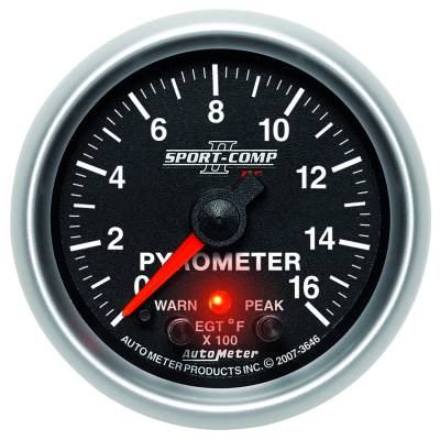 Auto Meter - AutoMeter Sport-Comp II Digital 2-1/16" 0-1600°F Pyrometer