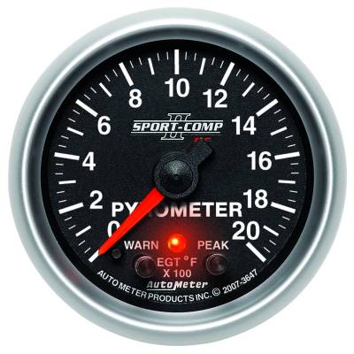 Auto Meter - AutoMeter Sport-Comp II Digital 2-1/16" 0-2000°F Pyrometer