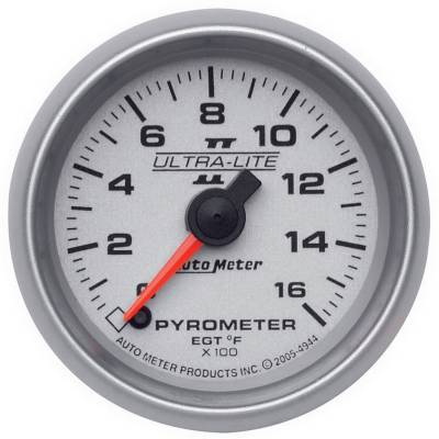 Auto Meter - AutoMeter Ultra-Lite II Digital 2-1/16" 0-1600°F Pyrometer