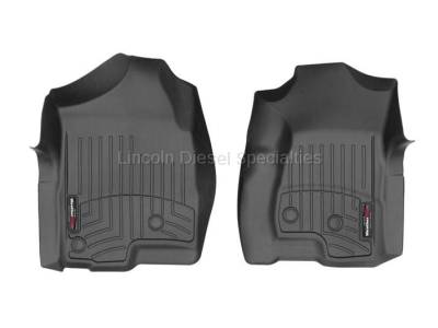 WeatherTech - WeatherTech Duramax  Front Driver & Passenger Laser Measured Floor Liners (Black) 2001-2007