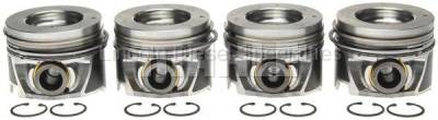 Mahle OEM - MAHLE Duramax Left Bank Pistons w/ Rings .020 (Set of 4)(2006-2010)*