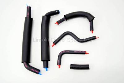 Lincoln Diesel Specialites* - OEM Complete LB7 Fuel Return Line Kit (2001-2004)