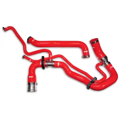 Pacific Performance Engineering - PPE Performance Silicone Upper and Lower Coolant Hose Kit Red (2011-2016)