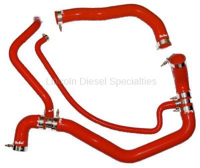 Pacific Performance Engineering - PPE Performance Silicone Upper and Lower Coolant Hose Kit, Red (2001-2005)