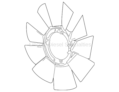 GM - GM OEM Fan Blade (2017-2018)