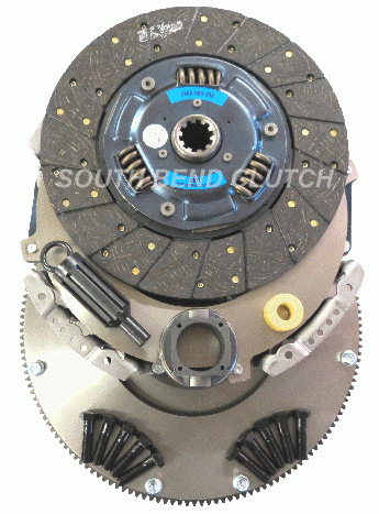 South Bend Clutch - South Bend 94-98 Powerstroke Single Disc HD Clutch Kit (425HP) - w/ Flywheel