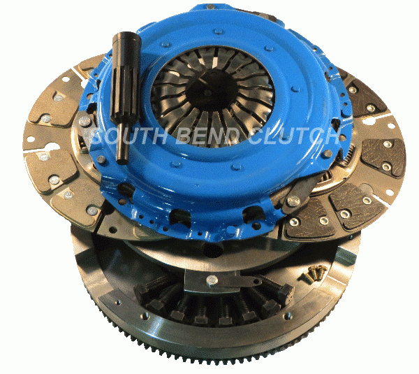 South Bend Clutch - South Bend ZF6 06 LBZ Duramax Competition Dual Disc Clutch Kit (800HP)