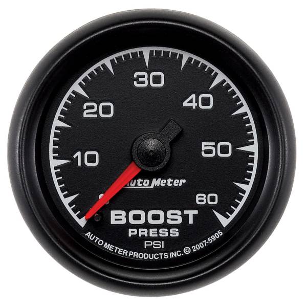 Auto Meter - AutoMeter ES Mechanical 2-1/16" 0-60 PSI Boost