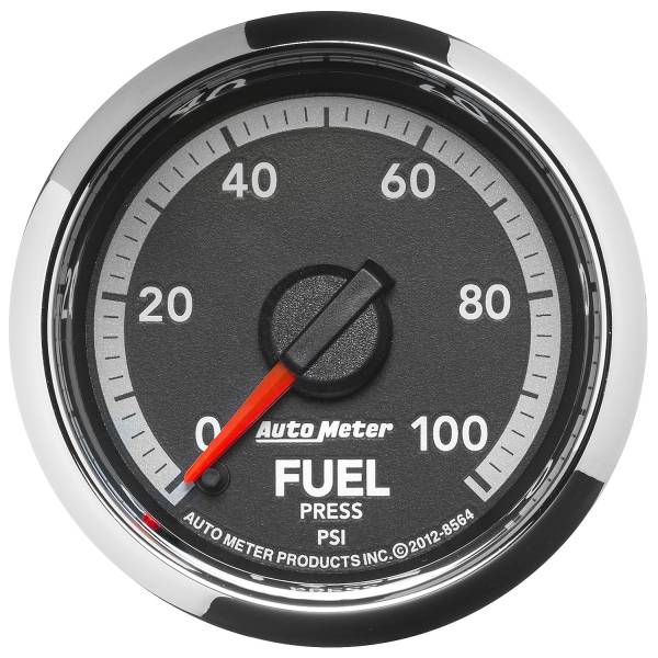 Auto Meter - AutoMeter Dodge 4th Gen Factory Match Digital 2-1/16" 0-100 PSI Fuel Pressure 