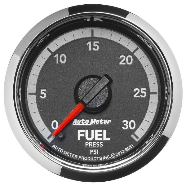 Auto Meter - AutoMeter Dodge 4th Gen Factory Match Digital 2-1/16" 0-30 PSI Fuel Pressure 