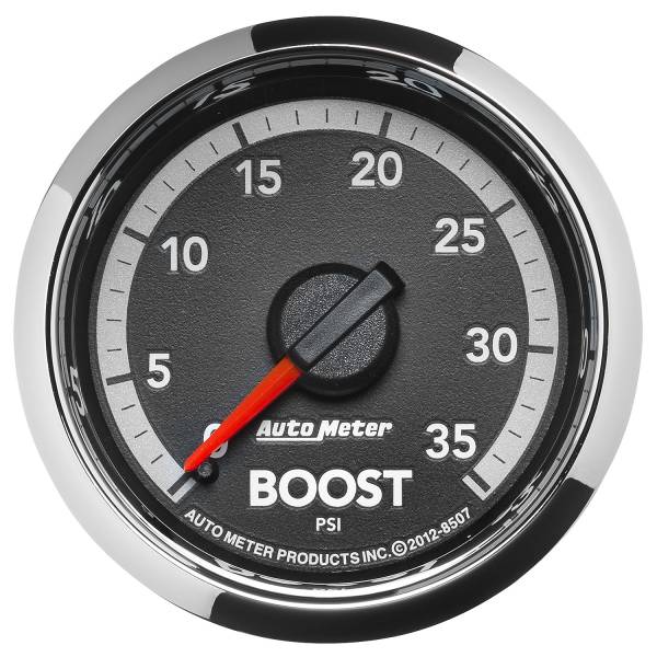 Auto Meter - AutoMeter Dodge 4th Gen Factory Match Mechanical 2-1/16" 0-35 PSI Boost