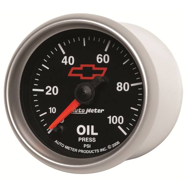 Auto Meter - AutoMeter GM Black Digital 2-1/16" 0-100 PSI Oil Pressure 