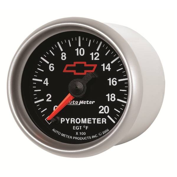 Auto Meter - AutoMeter GM Black Digital 2-1/16" 0-2000°F Pyrometer