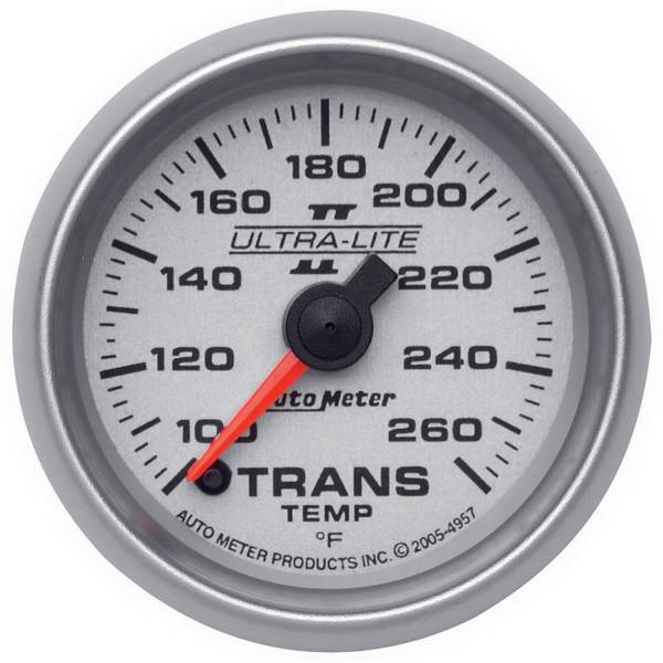 Auto Meter - AutoMeter Ultra-Lite II Digital 2-1/16" 100-260°F Transmission Temperature 