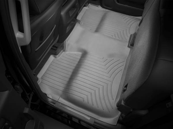 WeatherTech - WeatherTech 2015-2016 Chevrolet/GMC Crew Cab Floor Liner 2nd Row Underseat Coverage-Grey