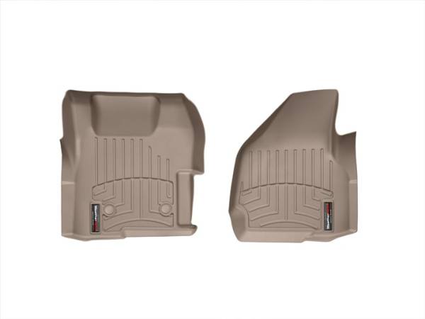 WeatherTech - WeatherTech 2011-2016 Ford Floor Liner 1st Row-Tan- with 4X4 Floor Shifter