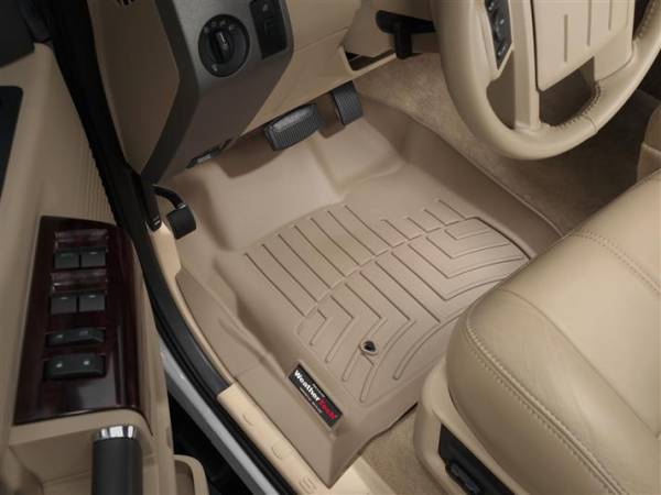 WeatherTech - WeatherTech 2008-2010 SuperCab Ford Floor Liner 1st Row-Tan