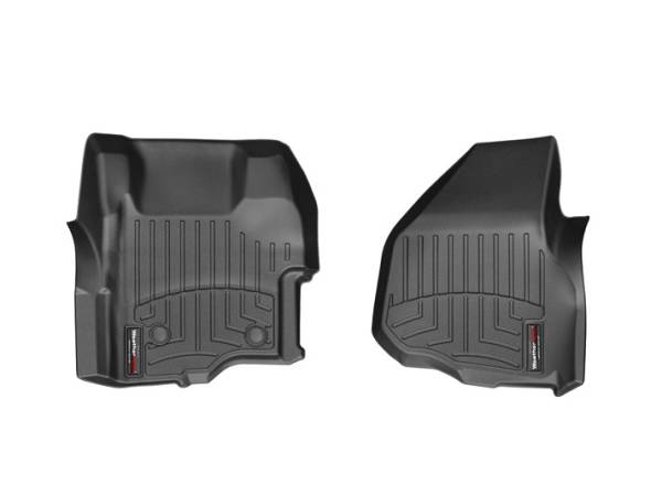 WeatherTech - WeatherTech 2011-2016 SuperCrew Ford Floor Liner 1st Row-Black- with 4X4 Floor Shifter