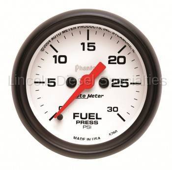 Auto Meter - Auto Meter Phantom Series Fuel Pressure Gauge