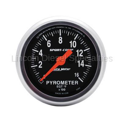 Auto Meter - Auto Meter Sport-Comp Pyrometer Gauge (Universal)