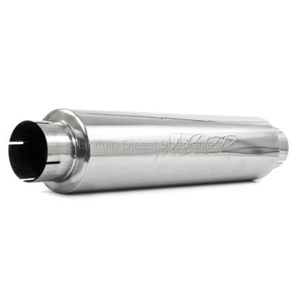 MBRP - MBRP Universal 4"Quiet Tone Muffler  4"Inlet 4" Outlet, 30" Overall length, T304 Stainless 