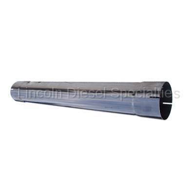 Banks - Banks Power Universal 4" Muffler Delete Pipe 4" Inlet/Outlet 36" Overall Length, T409 Stainless Steel