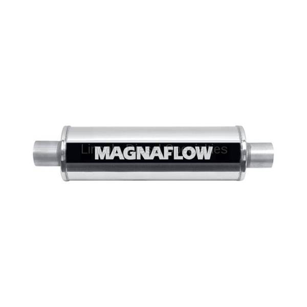 Magnaflow - Magnaflow Universal  20" Stainless Steel Muffler,  4" Inlet 4"Outlet, 20" Length , Polished Finish