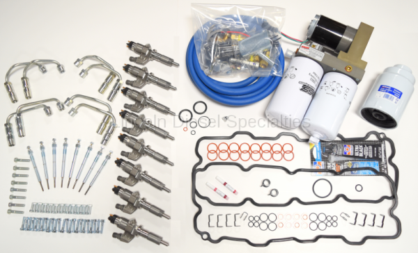 Lincoln Diesel Specialities - Complete LB7 Injector Install Kit with Lift Pump