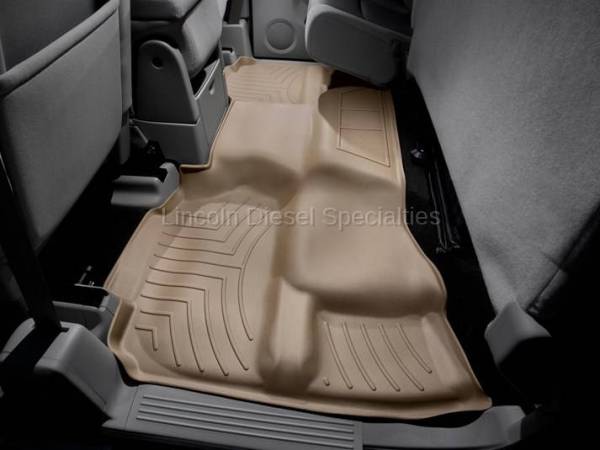 WeatherTech - WeatherTech Duramax 2nd Row Only Floor Liner For Extended Cab (Tan) 2007.5-2014