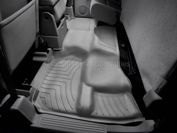 WeatherTech - WeatherTech Duramax 2nd Row Only Floor Liner For Extended Cab (Grey) 2007.5-2014