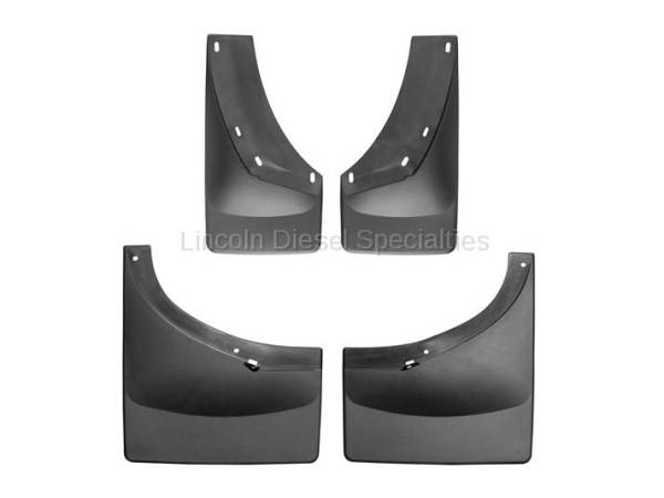 WeatherTech - WeatherTech Mud Flap  Front & Rear For Dually No Drill Laser Fit (2007.5-2014)
