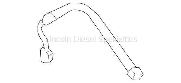 GM - GM OEM Replacement Rear Left Brake Hose (2011-2014)