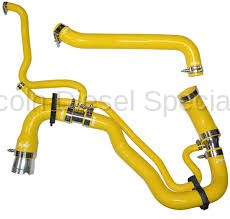 Pacific Performance Engineering - PPE Performance Silicone Upper and Lower Coolant Hose Kit Yellow (2011-2016)