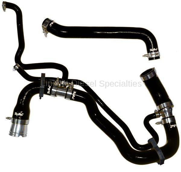 Pacific Performance Engineering - PPE Performance Silicone Upper and Lower Coolant Hose Kit Black (2011-2016)