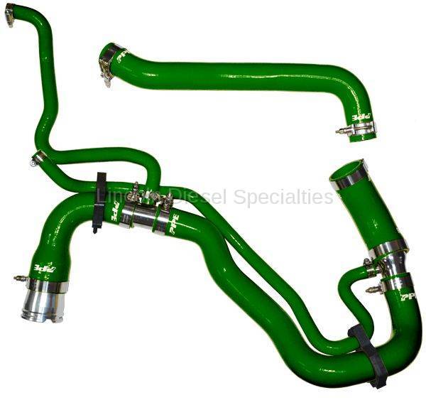 Pacific Performance Engineering - PPE Performance Silicone Upper and Lower Coolant Hose Kit Green (2011-2016)