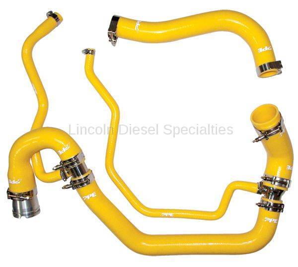 Pacific Performance Engineering - PPE Performance Silicone Upper and Lower Coolant Hose Kit, Yellow (2006-2010)