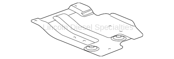 GM - GM OEM Replacement Engine Skid Plate (2001-2010)
