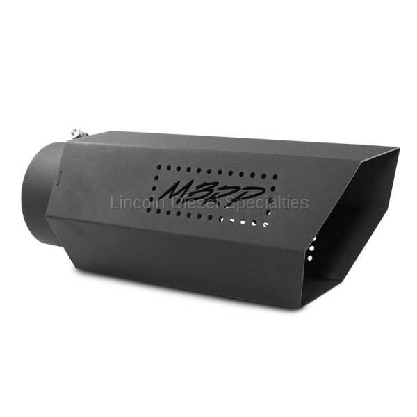 MBRP - MBRP Universal 6" Hex Tip 5" ID inlet 16" length (Black No/Logo)