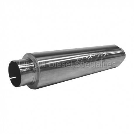 MBRP - MBRP Universal High Flow Performance Muffler 4" Inlet /Outlet 24" Body 30" Overall, T409