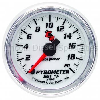 Auto Meter - Auto Meter C2 Series Pyrometer Gauge (0-2000 F)