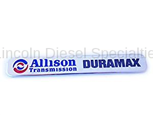 GM - GM OEM Duramax/Allison Brushed Metal Emblem (2006-2016)