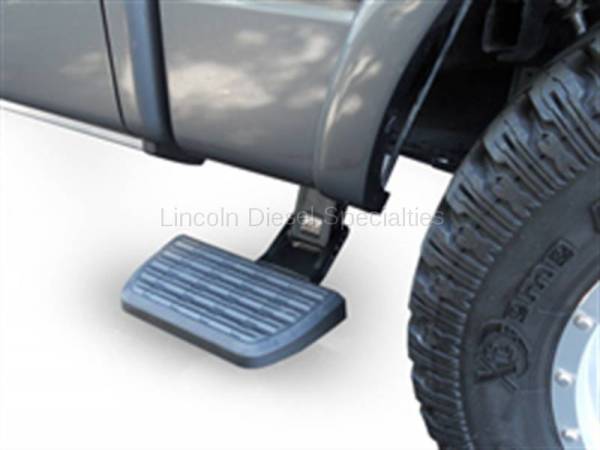 AMP RESEARCH - AMP RESEARCH BedStep2 Retractable Truck Bed Side Step, Black, Mega Cab (2010-2013)