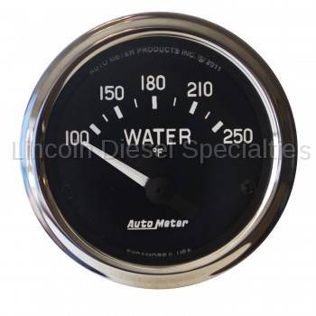 Auto Meter - Auto Meter Cobra Series 2-1/16" Water Temperature, 100-250 °F (Universal)*********