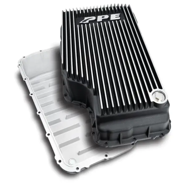 Pacific Performance Engineering - PPE CAST ALUMINUM DEEP TRANSMISSION PAN-Brushed (20-22) FORD 6.7L POWERSTROKE
