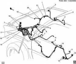 GM - GM Chassis Wiring Harness with Electric Shift Transfer Case (2007.5-2008)*