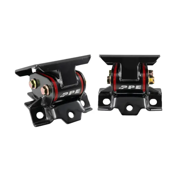 Pacific Performance Engineering - PPE GM 6.6L Duramax Engine Mount Kit with Silicone Bushings-Red (2011-2016)